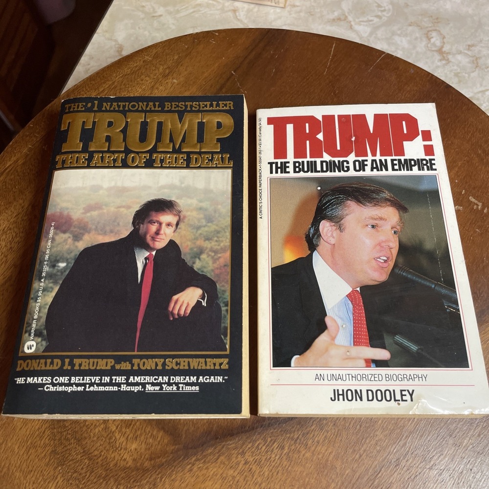 2 Trump Paperback Books: The Building of an Empire & The Art of the Deal